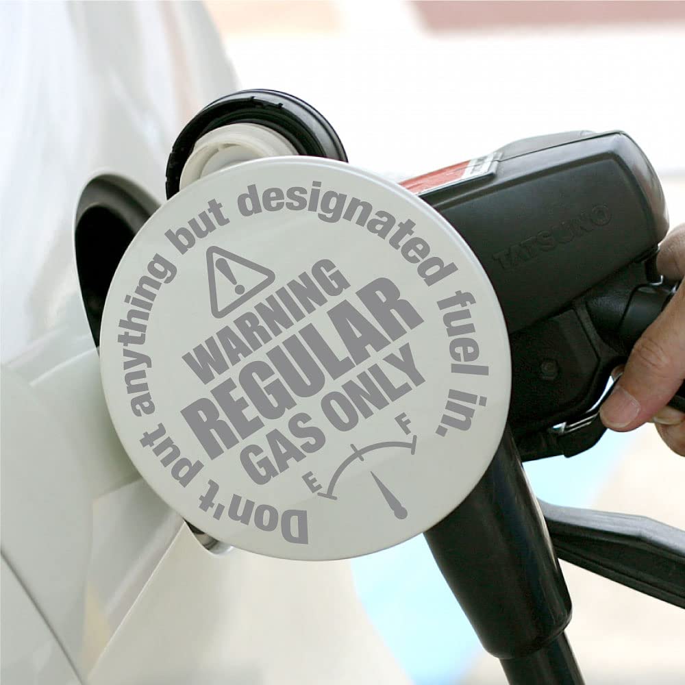 Fuel Filler Sticker Round Regular Diesel High Octane Car Supplies Regular/130mm