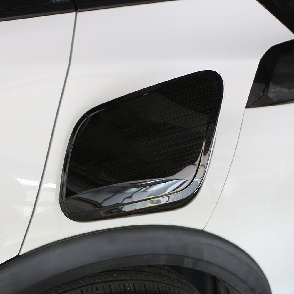 Stainless Steel Black Fuel Tank Cap Protective Cover for Peugeot 2008 2023 2022 2021 2020 Fuel Tank Decorative Sticker Protective Sequin