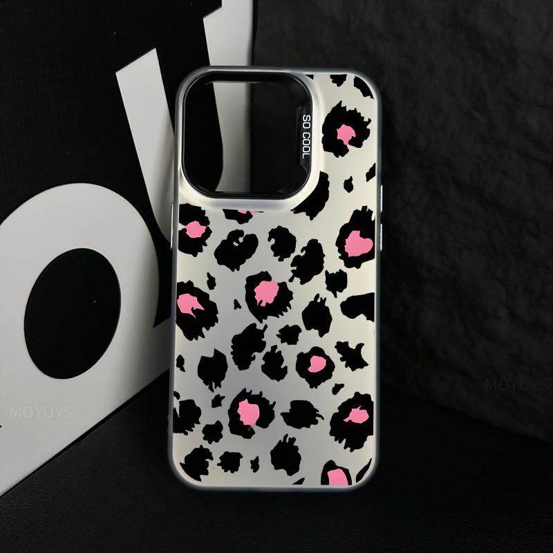 Retro Leopard Print Case for OPPO Reno 12 10 11 Pro 12F 11F 10 11 5G 8T Reno 7 4G 6 Lite 8 A60 A38 A57 A77 A78 A98 A79 5G Cover