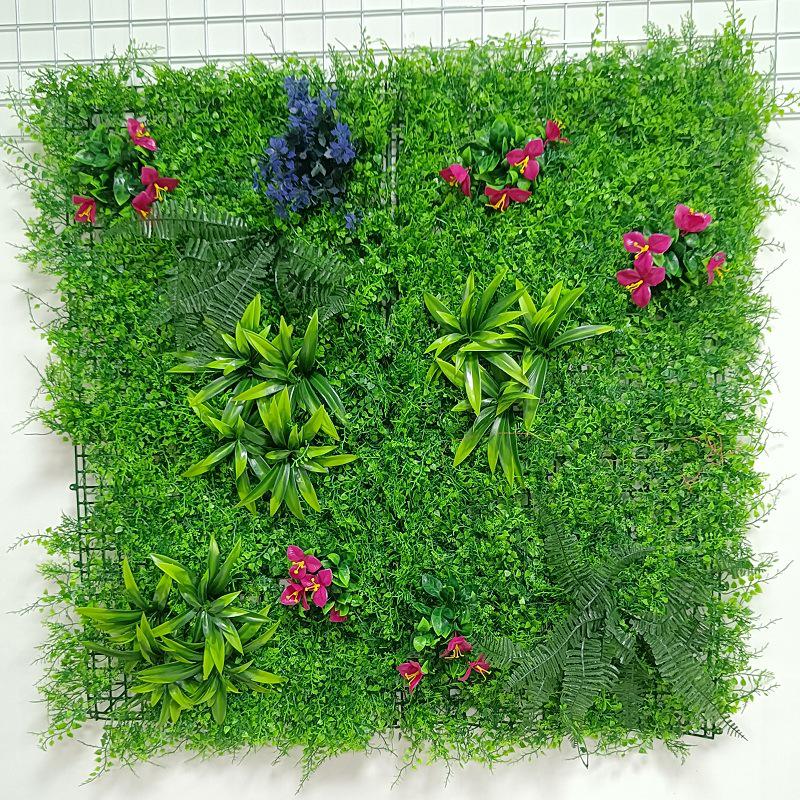 Simulation Green Plant Wall Decor - Indoor Artificial Turf Background Hanging