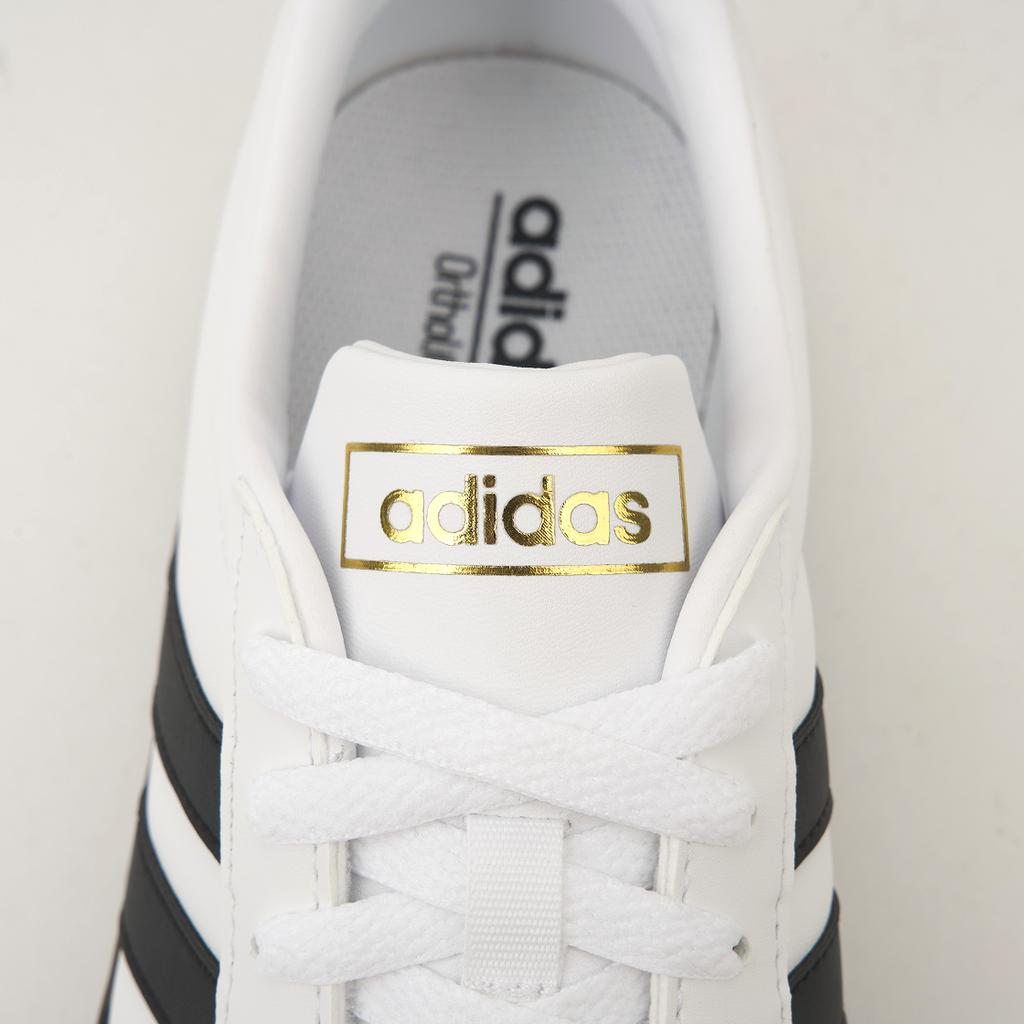 adidas VL Court 2.0 White Black Gum Unisex Sneakers Footwear-White Core-Black ID6015