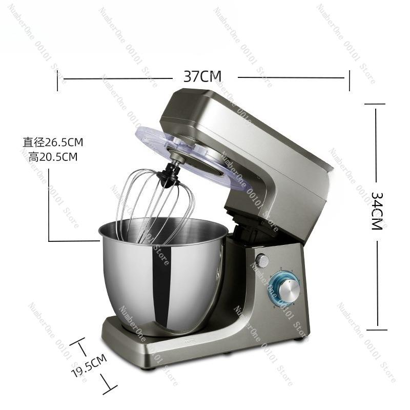 8L Large-Capacity Electric Dough Mixer,High-Torque Household Baking Mixer for Bread,Pastry,and Cake Dough Kneading
