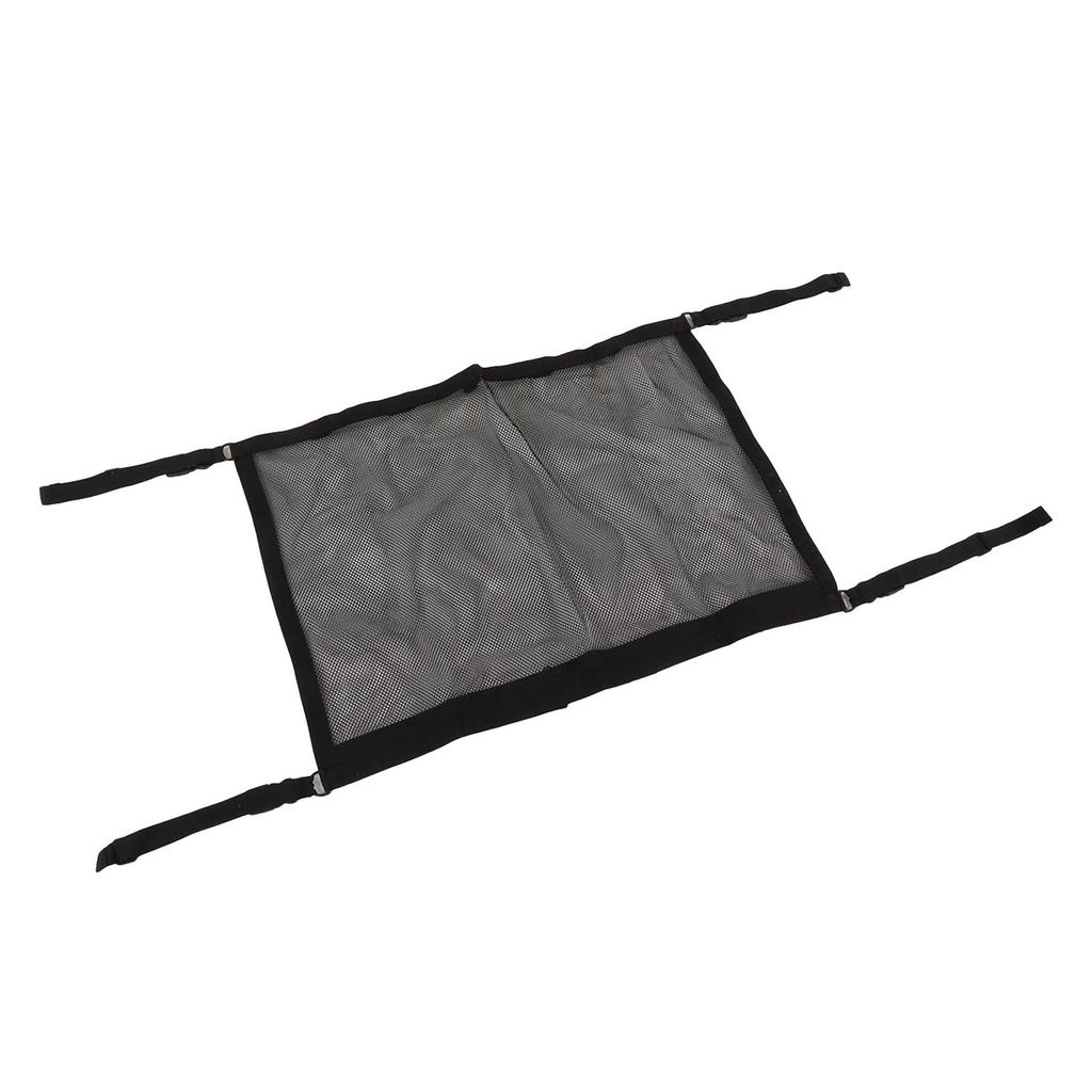Car Ceiling Cargo Net Pocket Car Mesh Roof Organizer for Fishing Rod Travel Toys Bedding