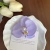 Bohemian Style Butterfly Orchid Hair Clip Sweet Women Side Clip Simple Orchid Flower Hairpin  Party