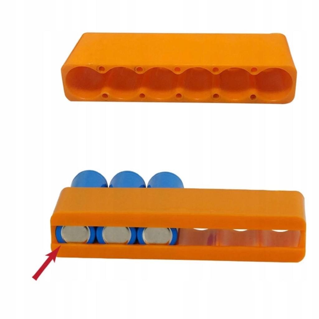 Rosfix Forma do Zgrzewania Akumulatorów – Stabilna Konstrukcja na 4 Ogniwa | Wymiary 8x2x3,5 cm | Przerwa na Taśmę Niklową