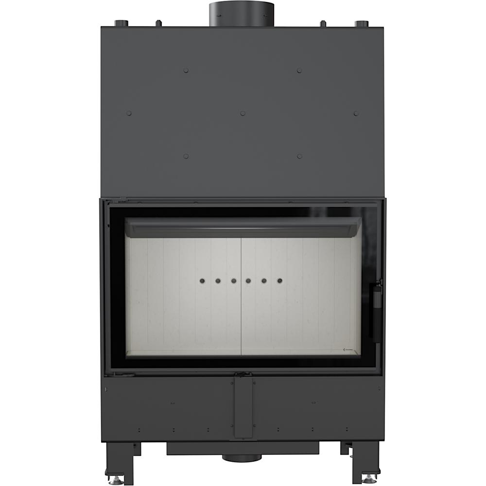 Water heating fireplace KRATKI LUCY 16 kW Ø 200