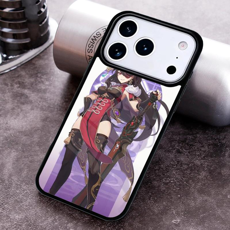 Genshin Impact Beidou Phone Case for iPhone 17 16 15 Pro Max Air 14 13 12 11 Plus Shockproof Cover