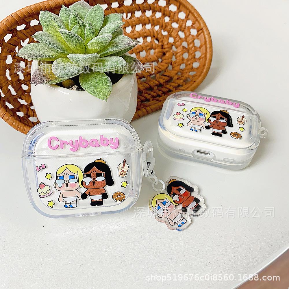 Cute hand crying baby suitable for AirPods 1 protective case 1/1 generation Apple AirPods pro1 earphone case female