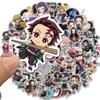 100pcs Anime Demon Slayer Cartoon Graffiti Stickers DIY Phone Guitar Laptop Notebook Suitcase Cup Waterproof Sticker Kids Toy