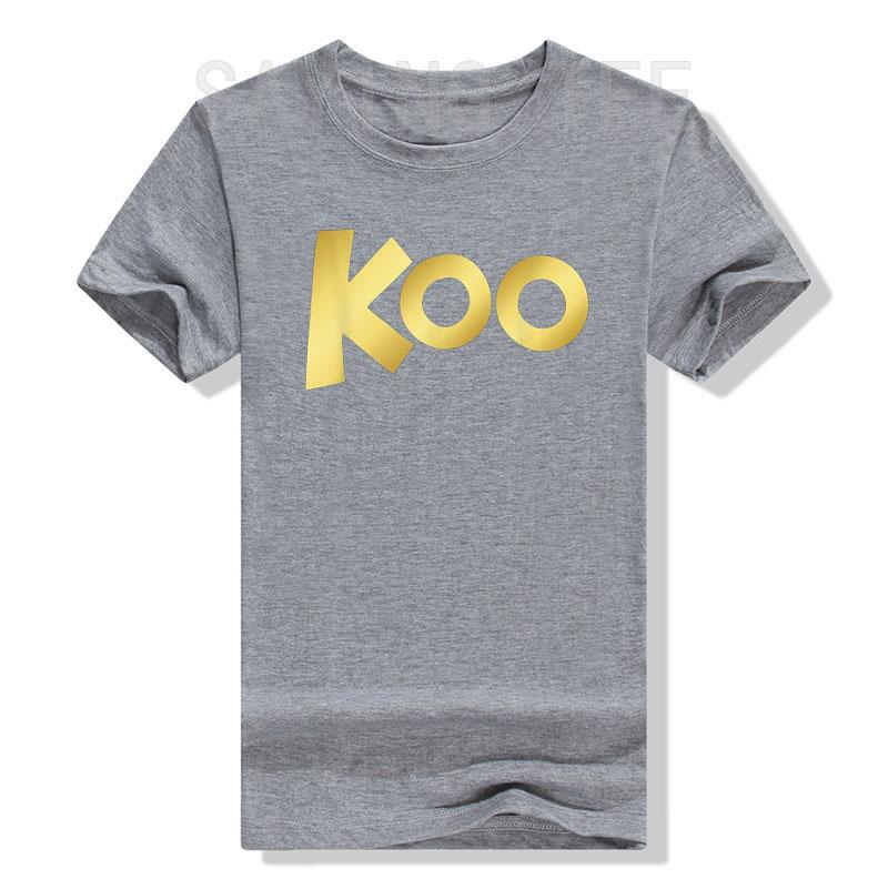 The Roo Kanga | Koo Koo Kangaroo T-Shirt Letters Printed Graphic Tee Tops Music Lover Graphic Outfits Short Sleeve Blouses Gifts