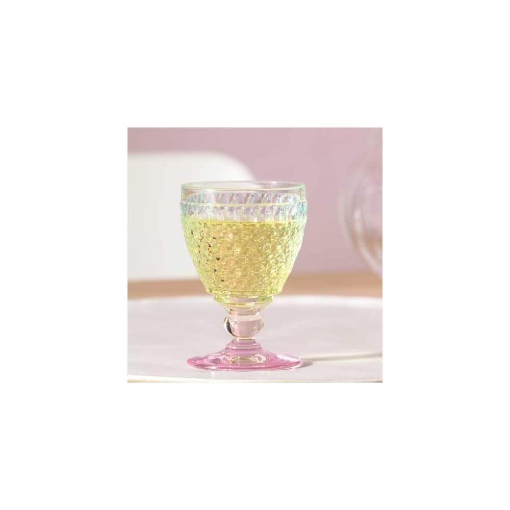 [Imported] Villeroy Boch Boston Wine Glass, Pearl, Approx. Diameter 8cm x Height 12cm, Capacity