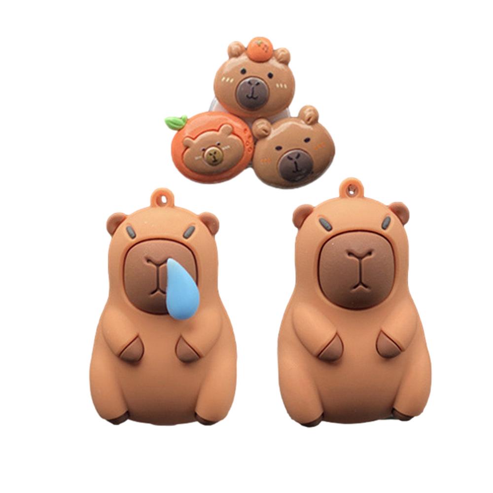 Cartoon Capybara Car Air Freshener Vent Clip Car Aroma Vent Scent Auto Perfume Oil Diffuser Decoration Refreshing accessories