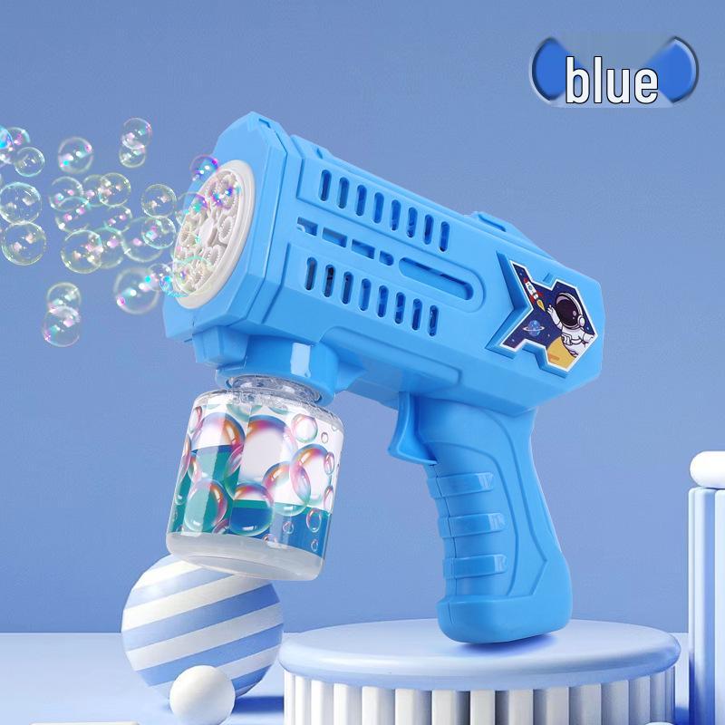 Automatic Bear Bubble Machine Toy with Lights for Kids – Summer Outdoor Fun