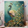 Pearl DIY Art Painting Peacock Design Handcrafted Picture Indoor Wall Ornament Relaxing Leisure Hobby Exquisite Home Decoration Gift