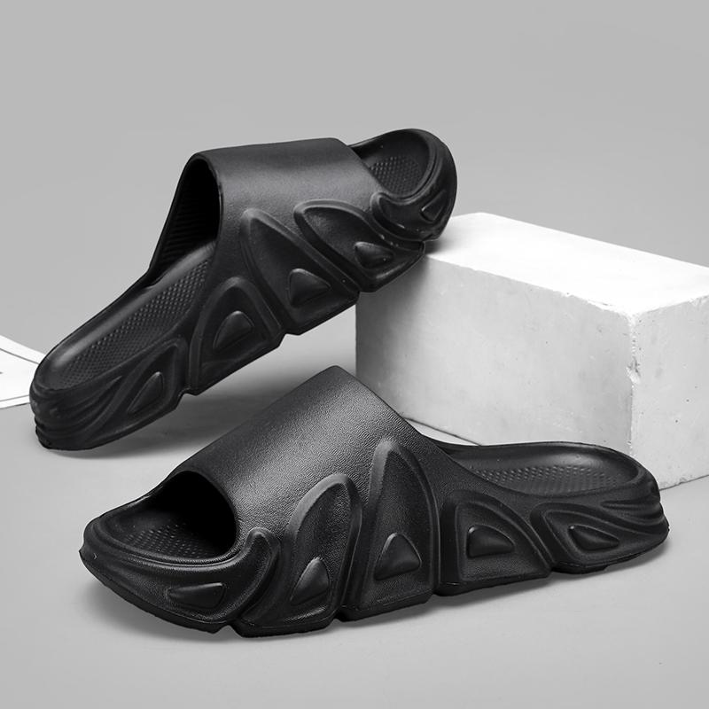 Leisure Men Garden Shoe New Trendy Outdoor Wear Slides Slippers Sandals Home Non-Slip Flip Flops Breathable  Eva Beach Half Drag