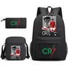 Cr7 Youth Fashion Children'S Student Schoolbag 3-Piece Set