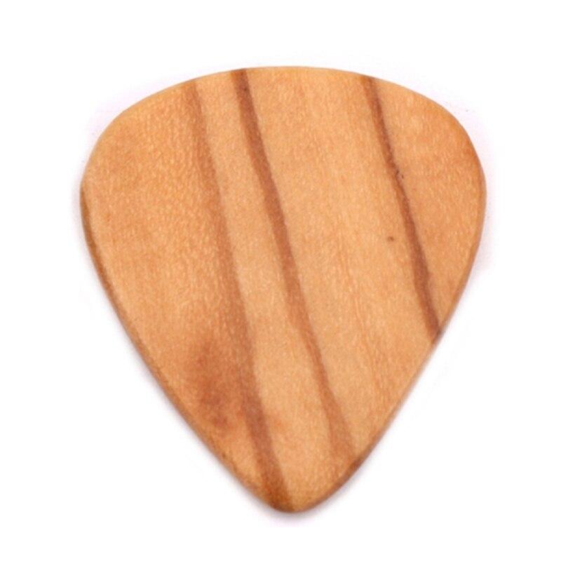 Exotic Wood Guitar Picks 3 Pieces Wooden Guitar Plectrums in Walnut Olive Wood Golden Sandalwood