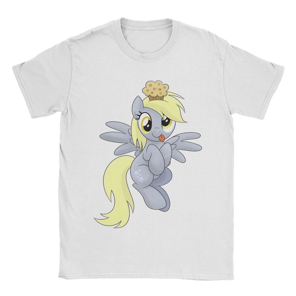 Unisex Women TShirt Derpy Muffins Hooves Unique Cotton Tees Short Sleeve T Shirt O Neck Unisex Clothing Breathable