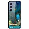 Funda de Lujo Para Infinix Hot 60 Pro X6885 Cubierta de Cristal Templado para Fundas de Teléfono Infinix Hot 60 Pro Animales de Moda Protectora Funda