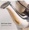 Stainless Steel Large Capacity Whistling Kettle for Gas & Induction Stoves