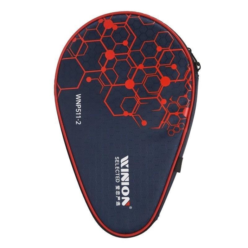 

WINION Высококачественная Толстая Сумка для Настольной Теннисной Ракетки с Отделением для Хранения Мячей Чехол для Защиты Ракетки для Пинг-Понга красный