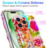 For iPhone 16 Pro Max Magnetic Case Wave Edge Glitter TPU Phone Back Cover