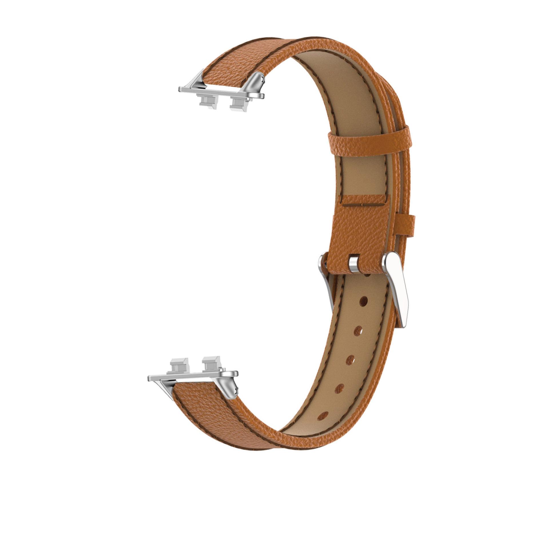 

Кожаный ремешок для Huawei Band 11 11Pro Браслет Запасной ремень Ремешок для часов Для Huawei Band 8/9/10 huawei band 11/11 pro коричневый