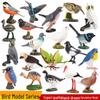 Bird Simulation Model: Owl, Cuckoo, Hummingbird, White Crane, Sea Sparrow, Flamingo, Pigeon, Ptarmigan Ornament