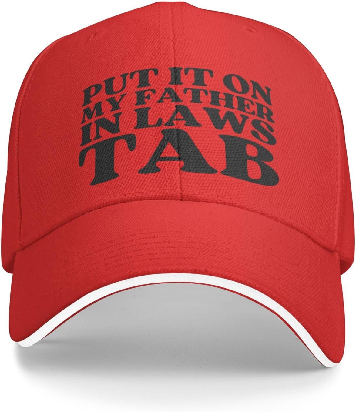 

Put It On My Father In Laws Tab Trucker Hat Funny Adult Baseball Cap Polyester Outdoor Gift One Size