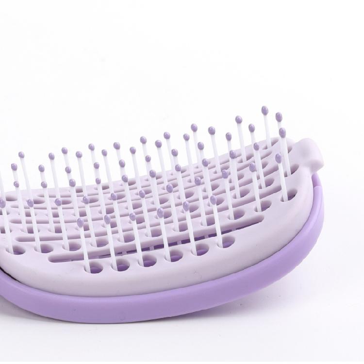 Volumizing And Smoothing Hair Comb Foldable Auto Cleaning Hollow For Highly Crown Shaping Friendly Component