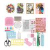 Quilling 24 Paper Paper Artificial Flower DIY Craft Quick Summer Party Decorations Kit, Pieces, Quilling, Art, Kit, Strips, Beginners, Hobby, Craft,