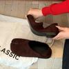 2025 autumn new woolen deep-mouth suede soft-soled foot cover versatile fashion commuter work women's single shoes