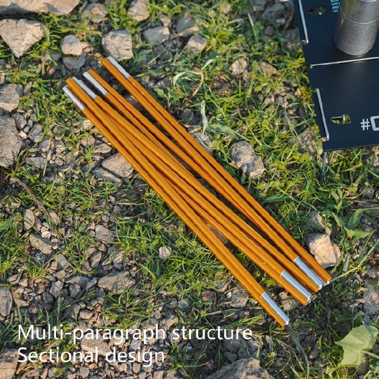Light Camping Tent Frame Replacement Aluminum Poles 0.8cm Diameter For Outdoor Shelter Build Up