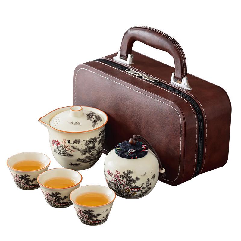 Zhuochuang Jingpin Vintage Ru Kiln Tea Set