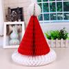 2Pcs/Set 20/30cm Honeycomb Ball Christmas Hat Christmas Tree Decoration Lantern Paper Flower Pendant Scene Layout Xmas Ornaments