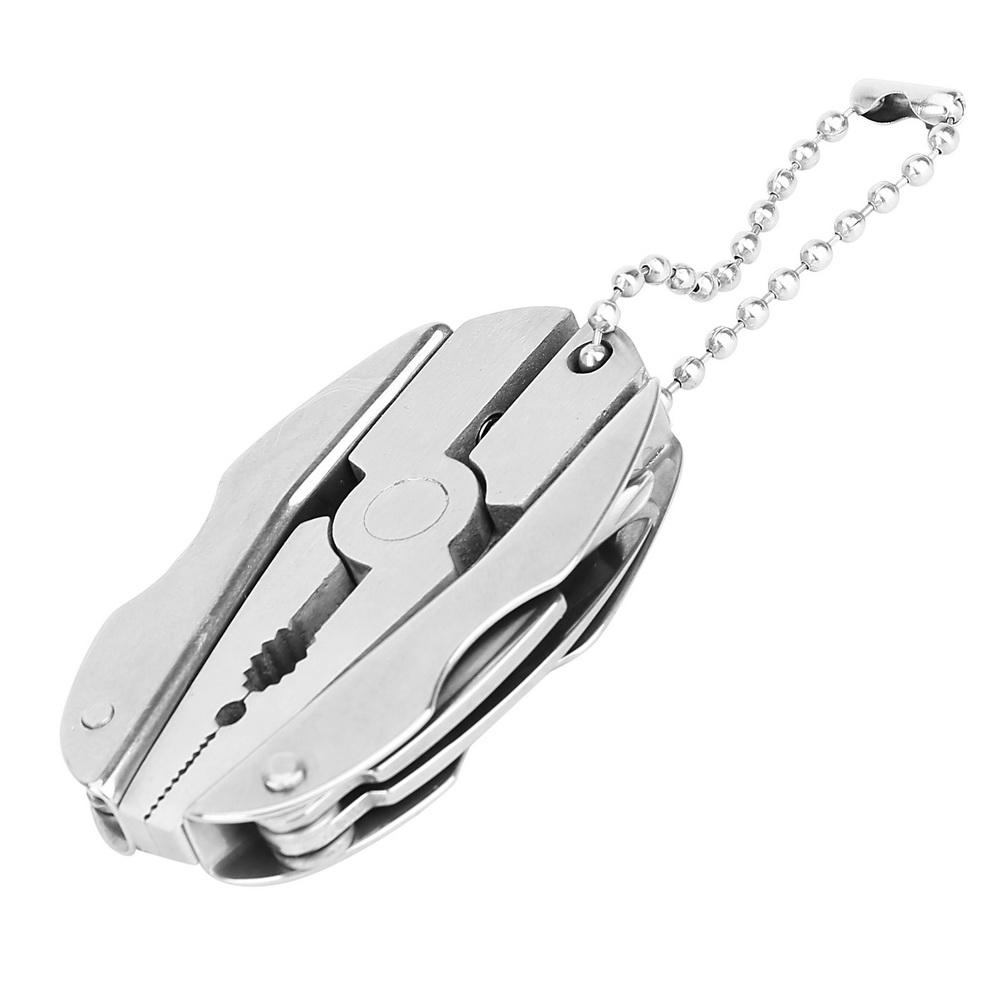 Mini Outdoor Portable Hand Tool Multi Tool Multitool Tang Skrutrekker nøkkelring