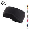 Winter Warmer Headband Breathable Windproof Sweatband Fleece Ear Cover Warmer Outdoor Sports Cycling Running Elastic Headwear