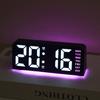 Digitální budík s náladovým světlem TEMP Datum Týden 2 Budíky Snooze Stolní hodiny 4 úrovně jasu 12/24H Elektronické LED hodiny