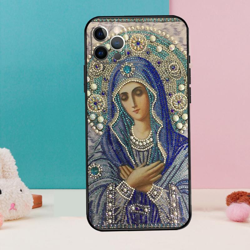 Virgin De Guadalupe Virgen Mary Phone Case For iPhone 17 Air 16 15 14 12 11 13 Pro Max 12 13 mini 15 16 Plus 16e Cover Coque