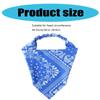 Elegant Headbands Vintage Bandana Flower Print Headpieces Elastic Hair Accessories Women's Fashion Headbands