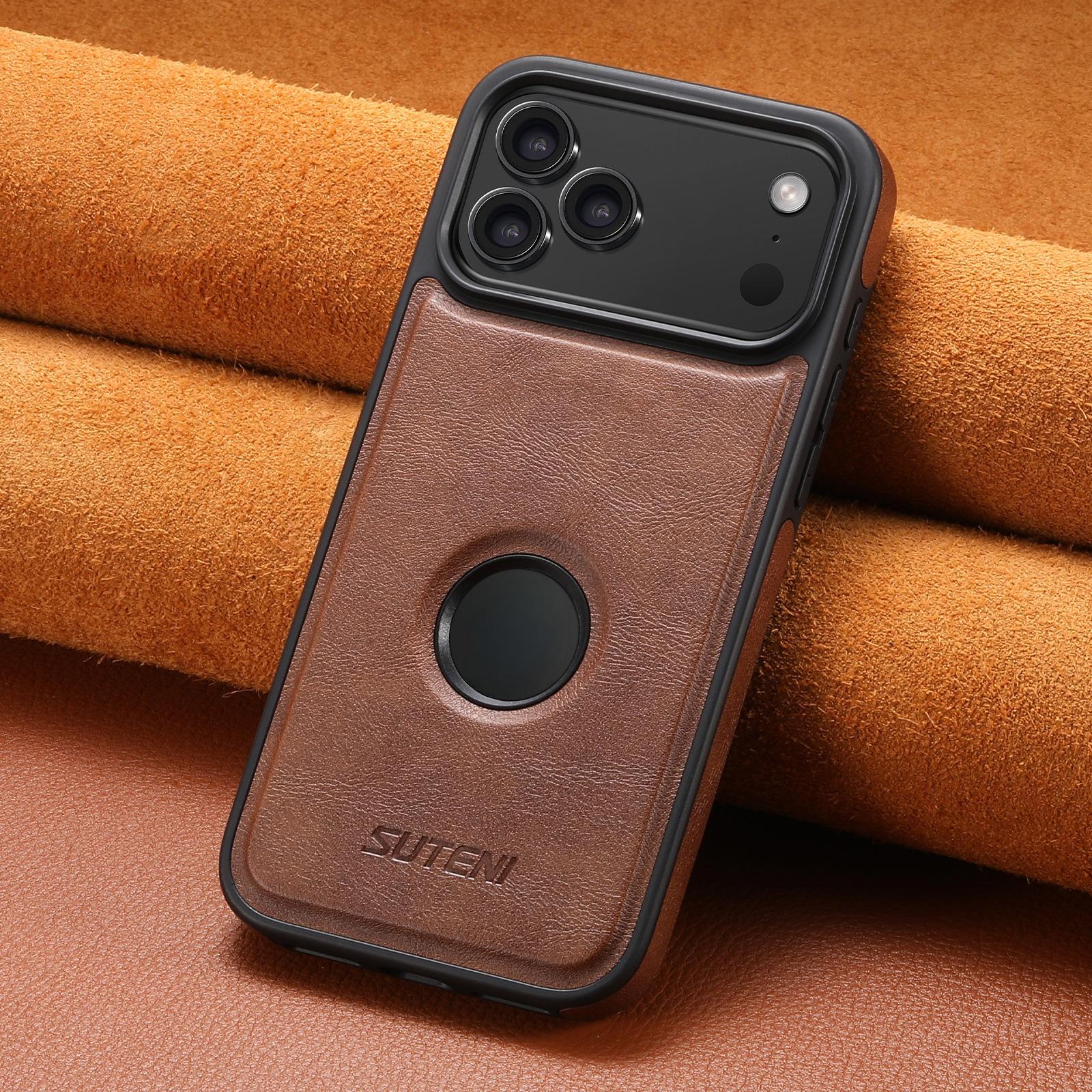 

Magnetic Leather Phone Case for iPhone 17 Pro Max Air 16 Plus 15 14 13 12Pro Wireless Charging Support Car Mount Holder Cover iPhone 12 Pro Max