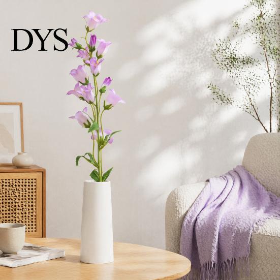 Fake Flowers for Home Decoration Artificial Lily of The Valley Flowers, Realistic Bellflower Bouquet Wedding Table Centerpieces Maintenance Free Faux