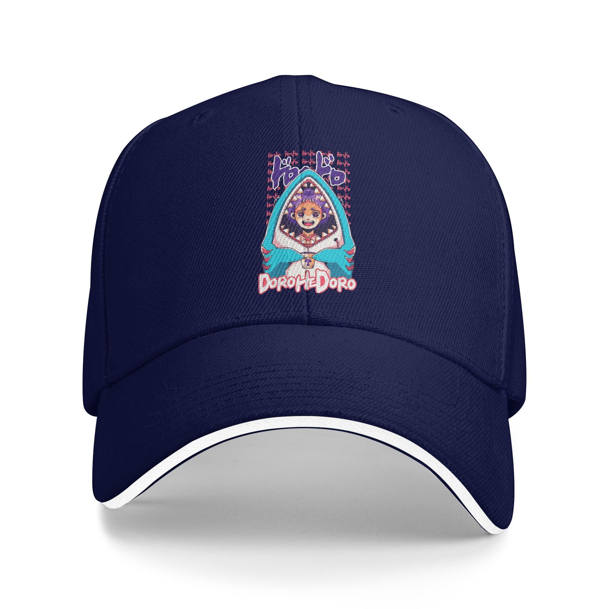 

Dorohedoro HEIWA SHARKS Sun Baseball Cap Summer Men Women Design Hip Hop Hats Sunscreen Casual Hiking Fishing Baseball Caps One Size темно-синього кольору