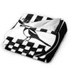 Newcastle Magpies Poster Blanket  Warm Soft Fashion Plush Throw Blanket For Students Couch Bed Flannel Bedspread Bed Cover