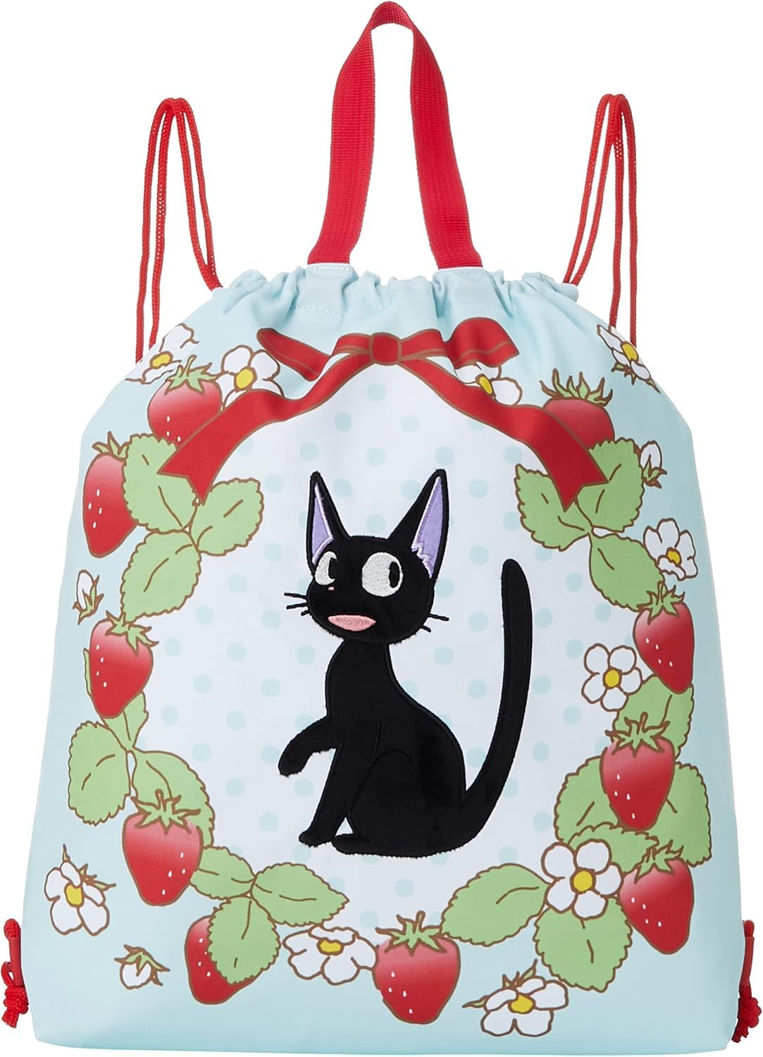 

Marushin Gym Delivery Service Strawberry Wreath Delivery School Entry School Entry Ghibli Quilted 1025008700 Bag/Knapsack/Drawstring Bag, Kiki s