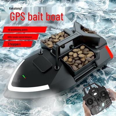 Flytec V020 GPS Fishing Boat with Bait Delivery, Remote Control, and Lighting Features