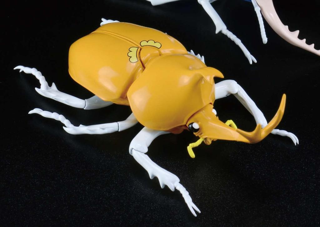 Free Research Series Pop Team Epic Edition Beetle Popuko Stag Beetle Pipimi Plastic model No.253 ver. & ver.