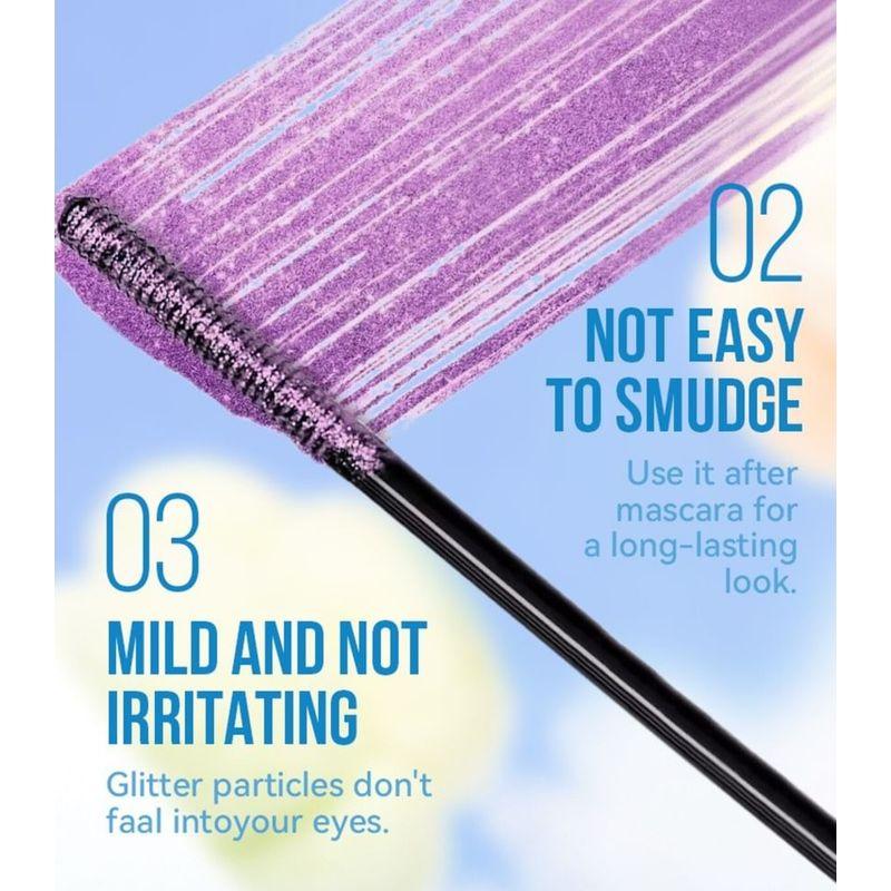 MLSMILE - Waterproof Glitter Mascara - 1-3