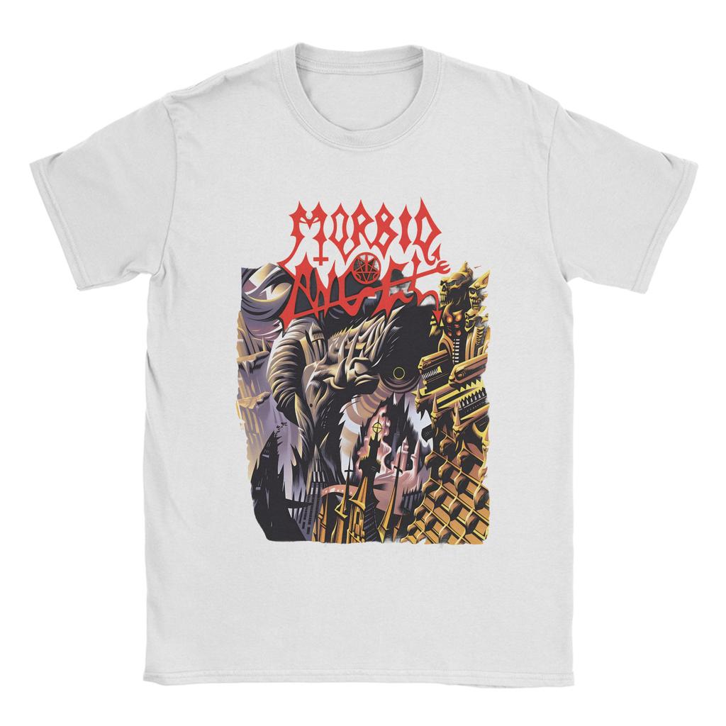 Death Metal Band T Shirts for Men 100 Cotton Funny TShirt Round Collar Tee Shirt Short Sleeve Clothes Gift Idea