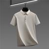 Summer Short Sleeve Lapel Collar Polo Shirt Business Casual Top Printed Fashion Versatile